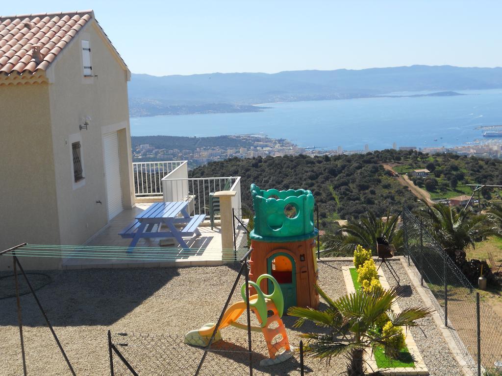 Gites Sassone, Vue Panoramique Sur Ajaccio Et La Mer Alata Habitación foto